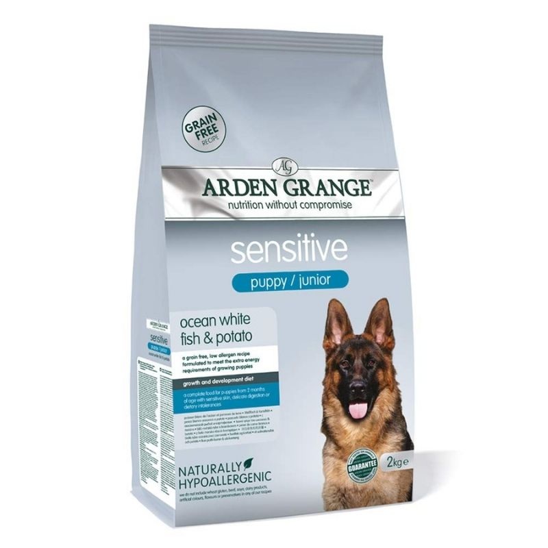Arden Grange Dry Dog Food for Sensitive Puppies – Ocean Whitefish and Potato