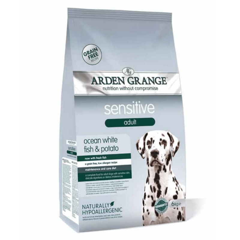 Arden Grange Adult Dry Dog Food – Sensitive Ocean White Fish & Potato
