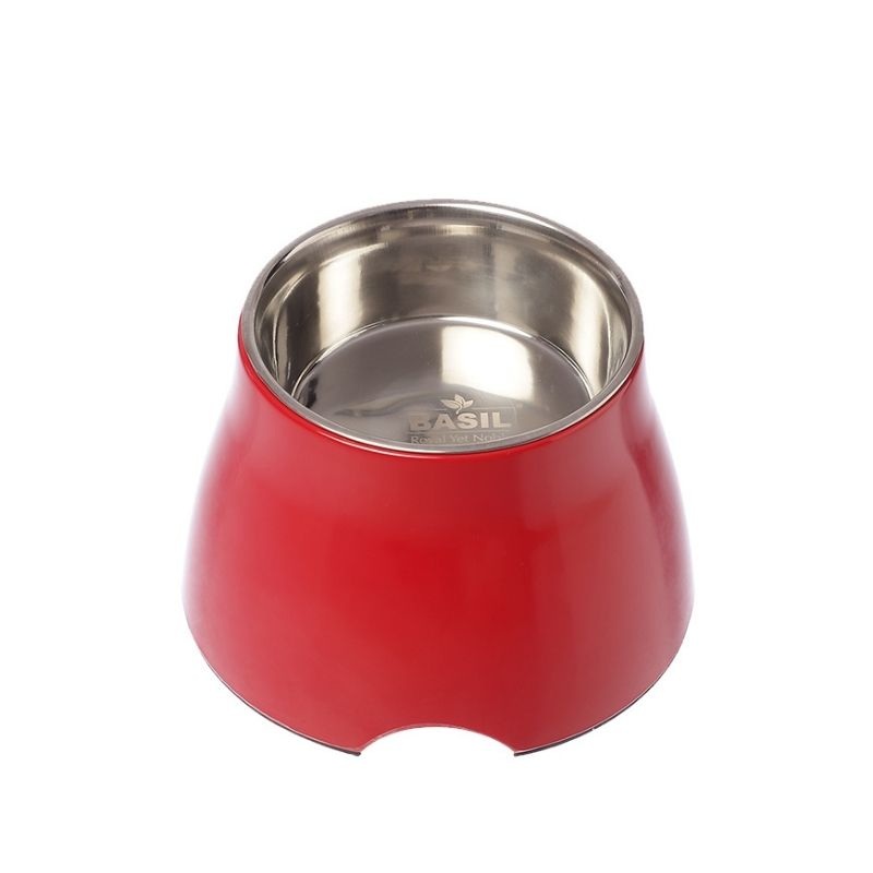 Basil Dog Bowls – Elevated|Red|Orange