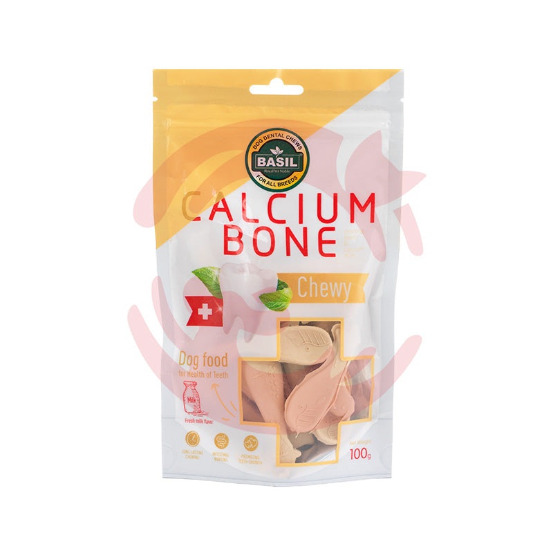 Basil Dog Treats – Calcium Bones (100g)