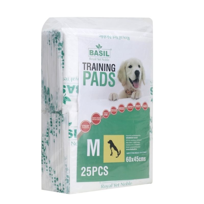 Basil Puppy Training Pee Pads – Medium