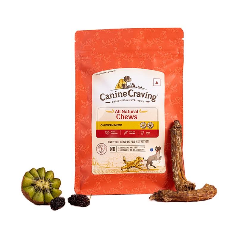 Canine Craving Dog Treats – Chicken Chew – Neck (60g)