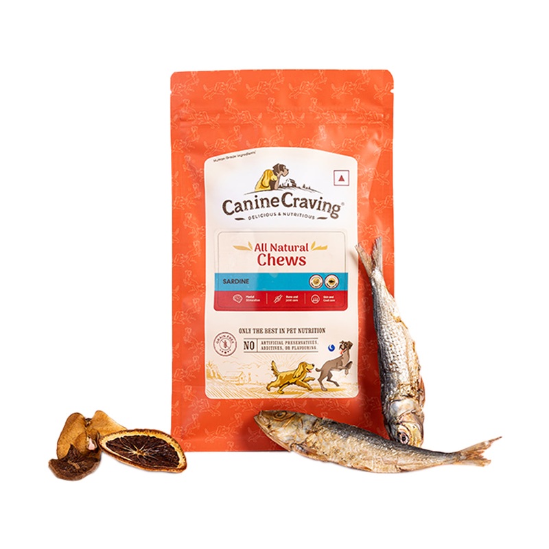 Canine Craving Dog Treats – Fish Chew – Sardine (70g)