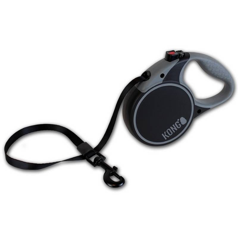 Kong Retractable Leash for Dogs – Terrain Black