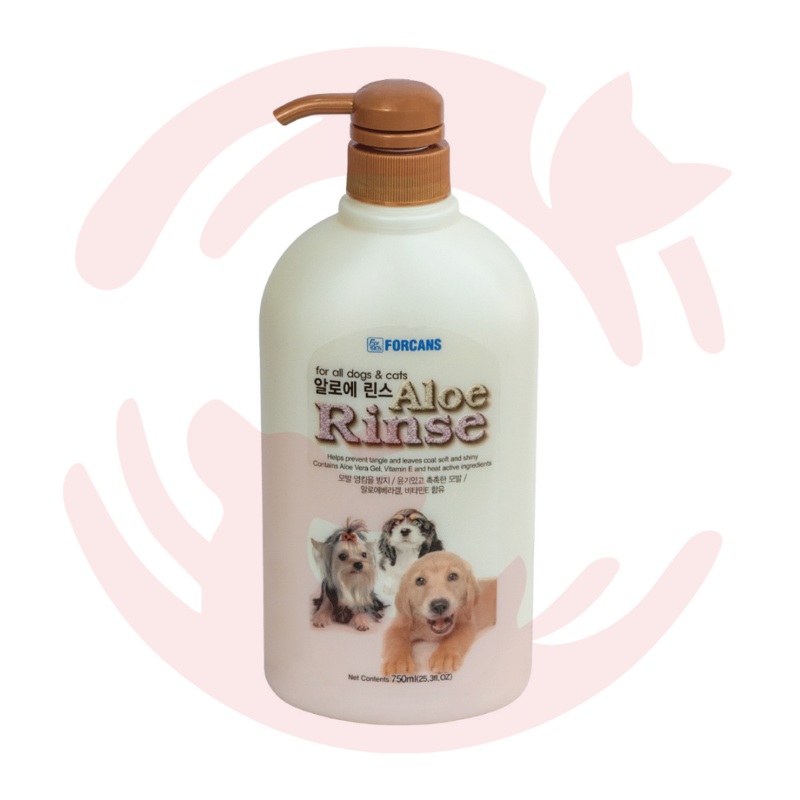Forcans (Forbis) Conditioner For Dogs – Aloe Rinse Conditioner (750ml)