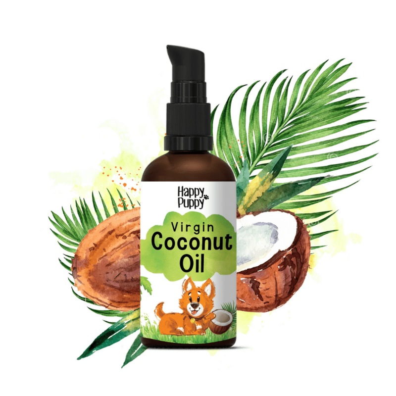 Happy Puppy Organics – Coconut Oil For Cats & Dogs (100ml)