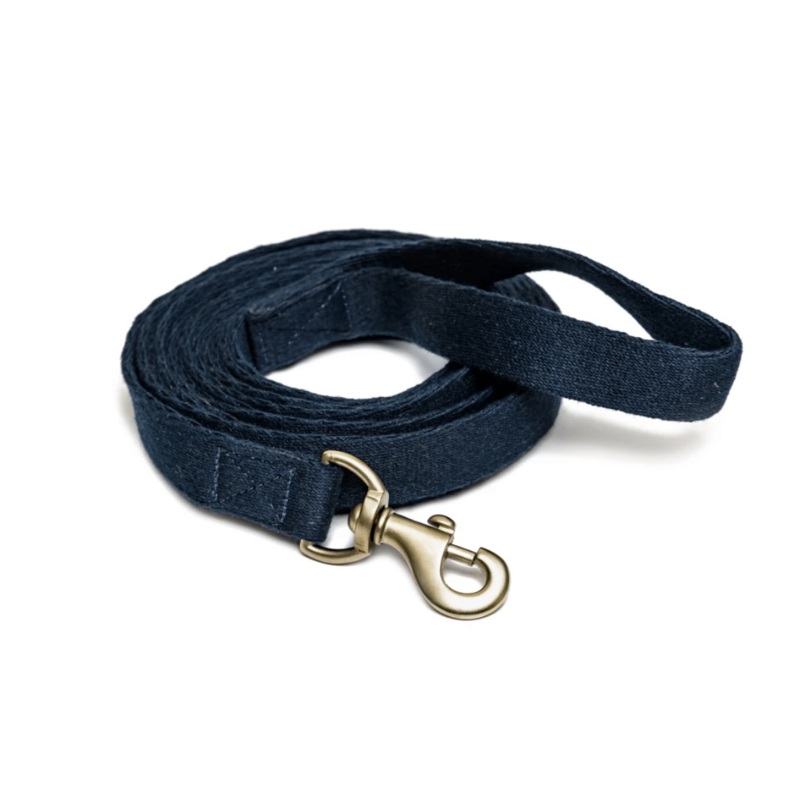PetWale Long Lead Cotton Blue|1 inch (2.5cm)|1.5 inch(3.8cm)