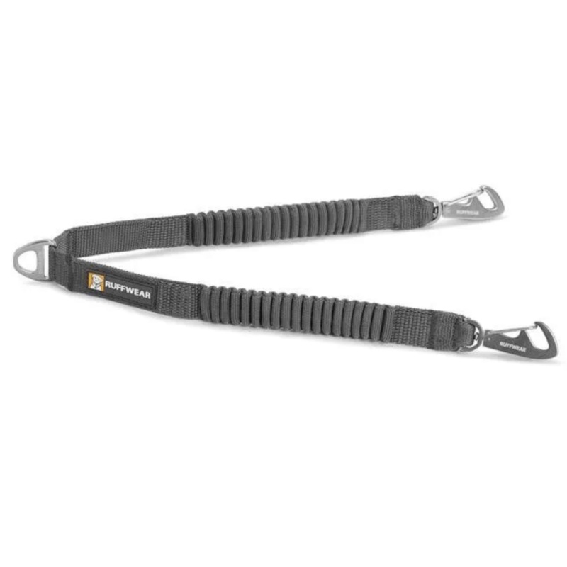 Ruffwear Double Track Dog Leash Coupler – Granite Grey Standard