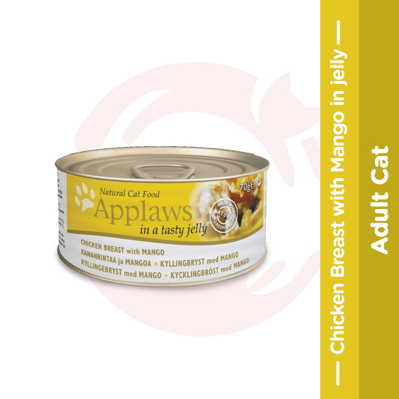Applaws Wet Cat Food – Chicken Breast with Mango (70g x 12 Cans)