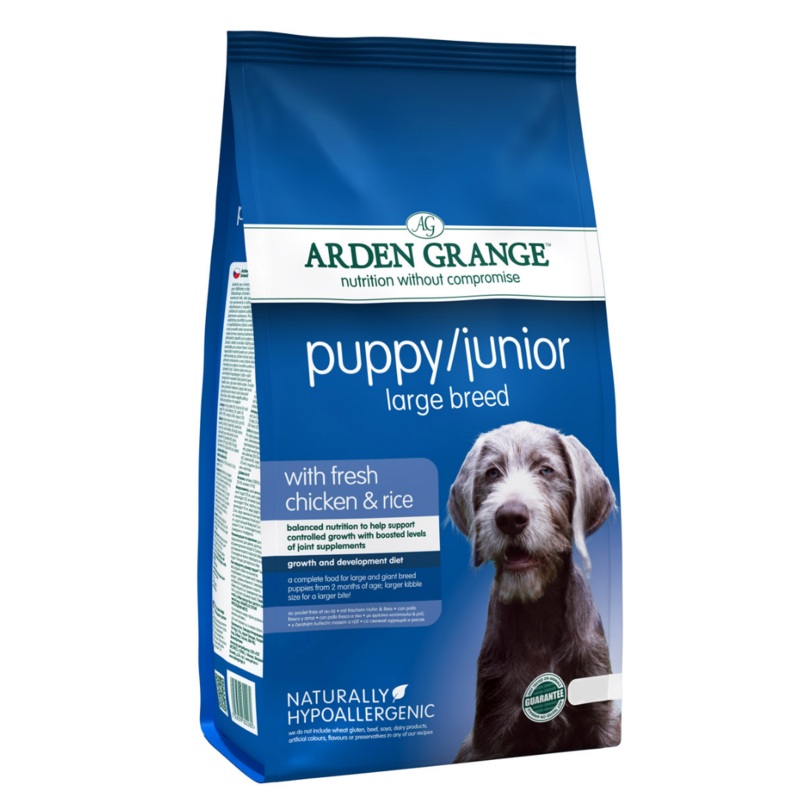 Arden Grange Puppy/Junior (Large Breed) Dry Dog Food – Fresh Chicken & Rice