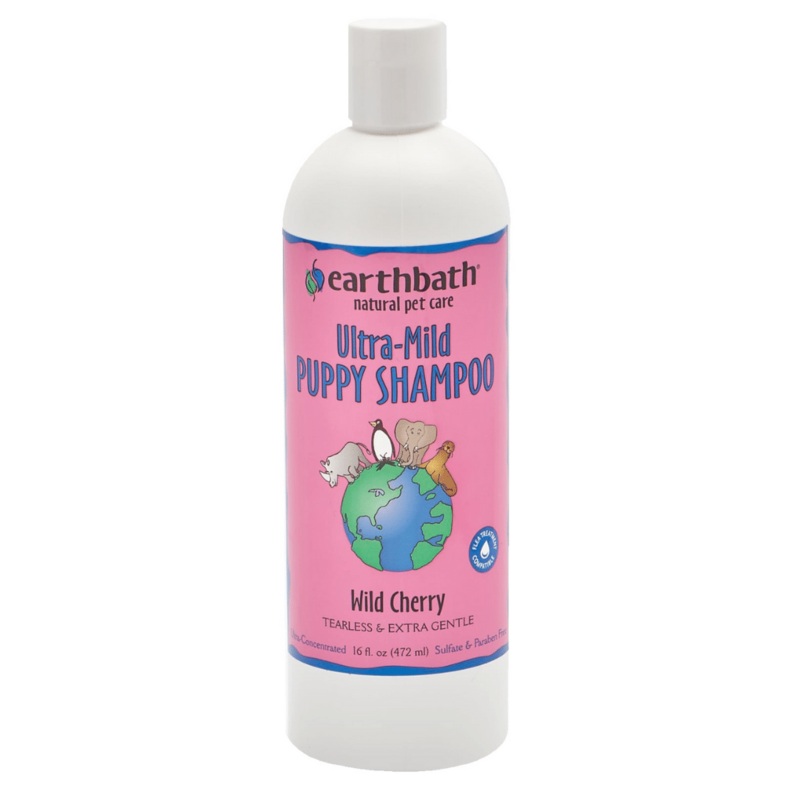 Earthbath Extra Mild Puppy Shampoo – Wild Cherry (472ml)