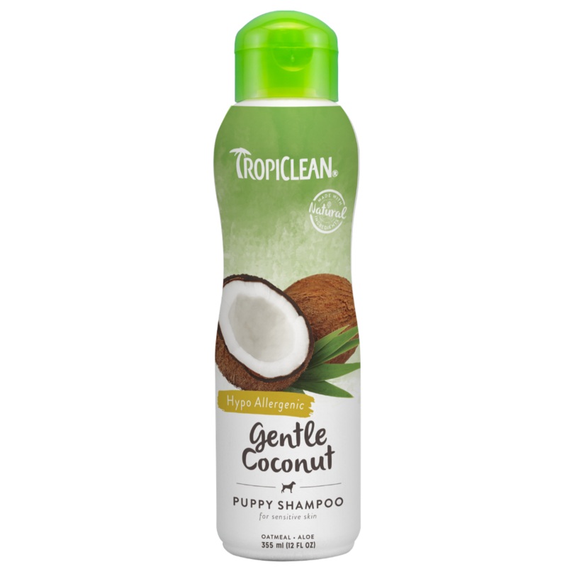 Tropiclean Gentle Coconut Shampoo, Hypoallergenic – 355ml