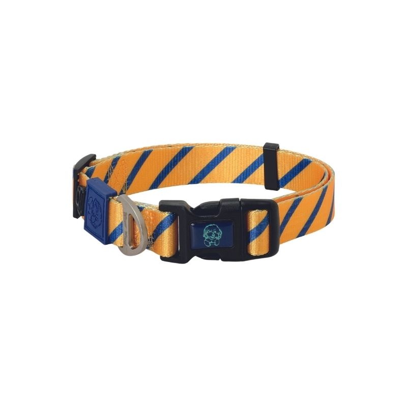 Whoof Whoof Premium Printed Collar for Dogs – Ora Yellow-Discontinued