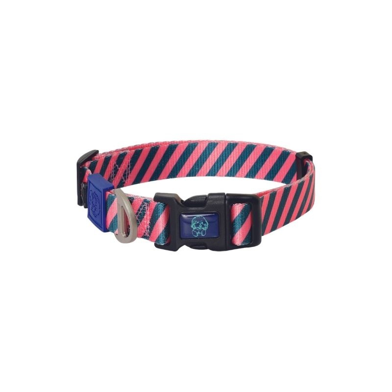 Whoof Whoof Premium Printed Collar for Dogs – Strawberry