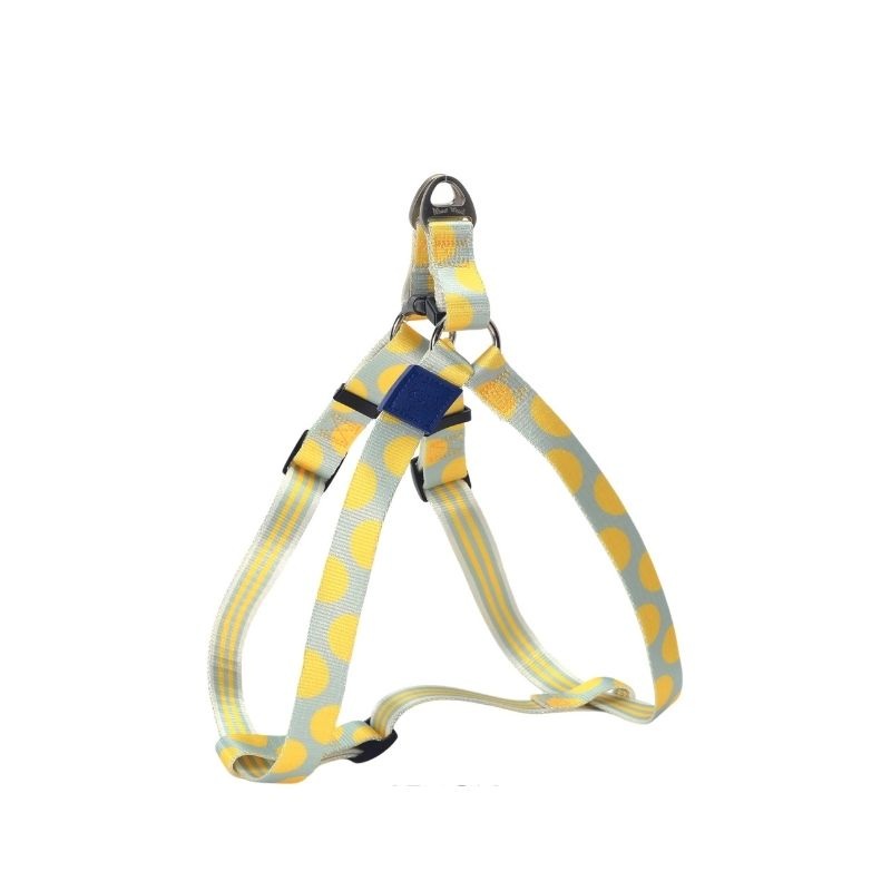 Whoof Whoof Premium Printed Harness for Dogs – Lemon