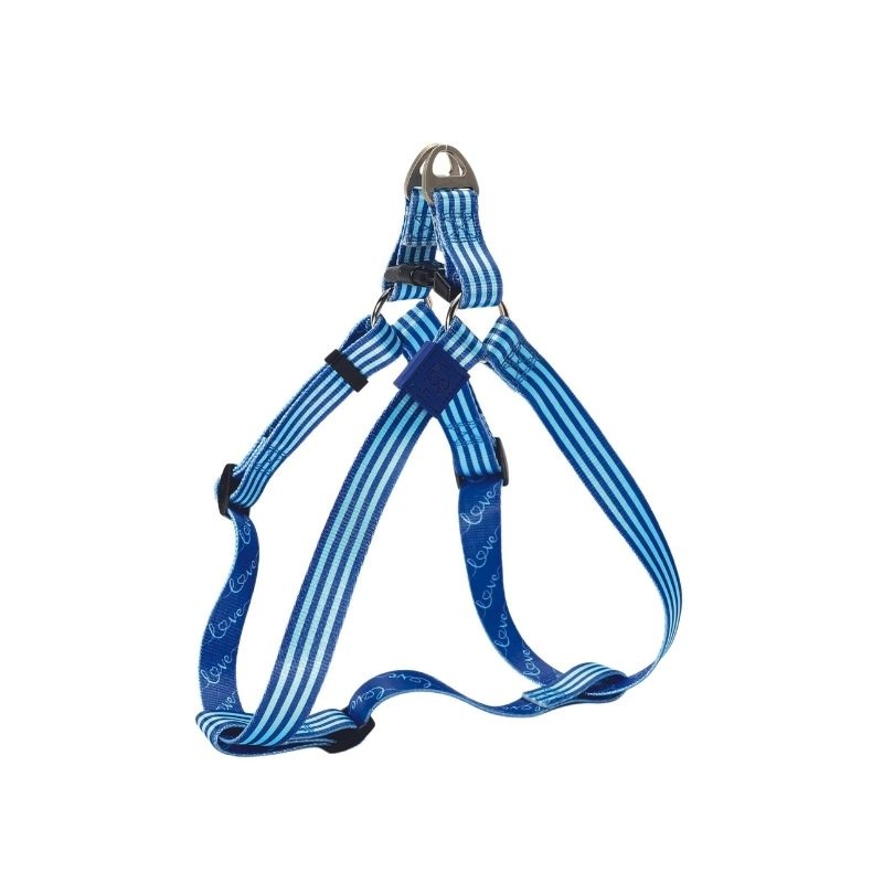 Whoof Whoof Premium Printed Harness for Dogs – Space Blue