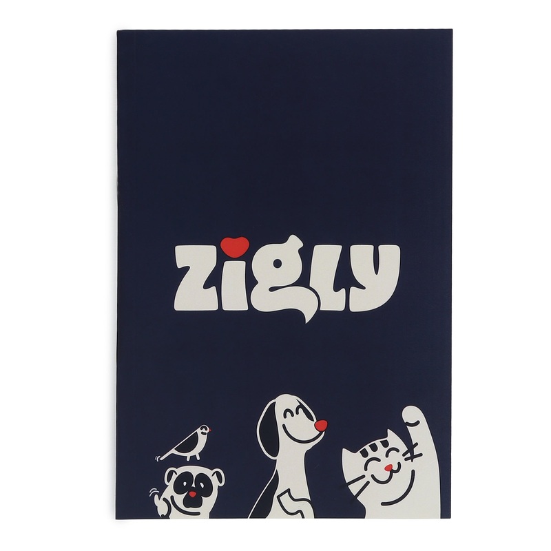 Zigly Pawsome Pals Notebook – Blue