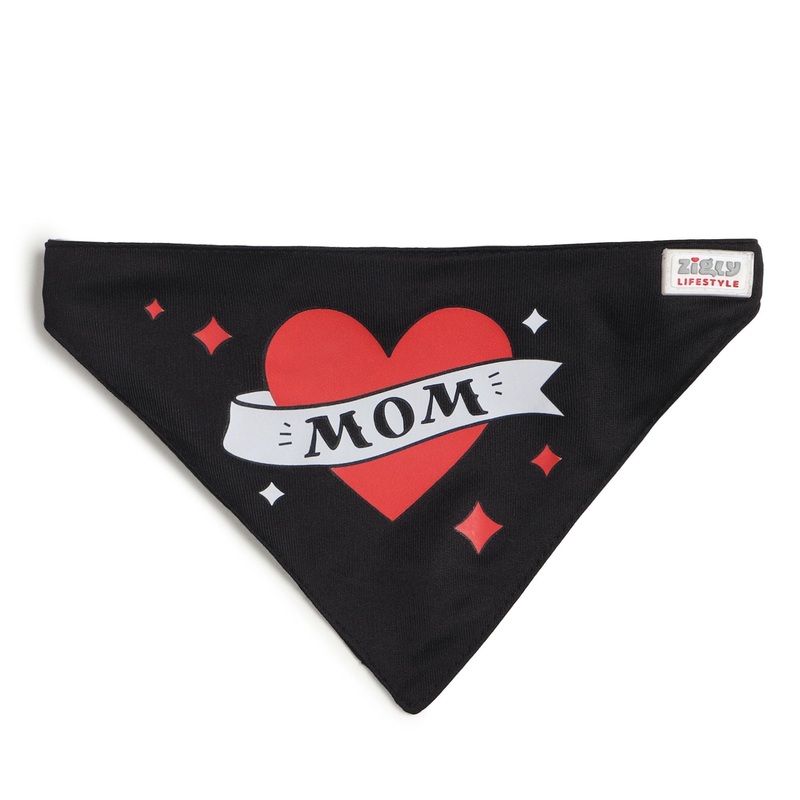 ZL Love You Mom Dog Bandana|S|M|L