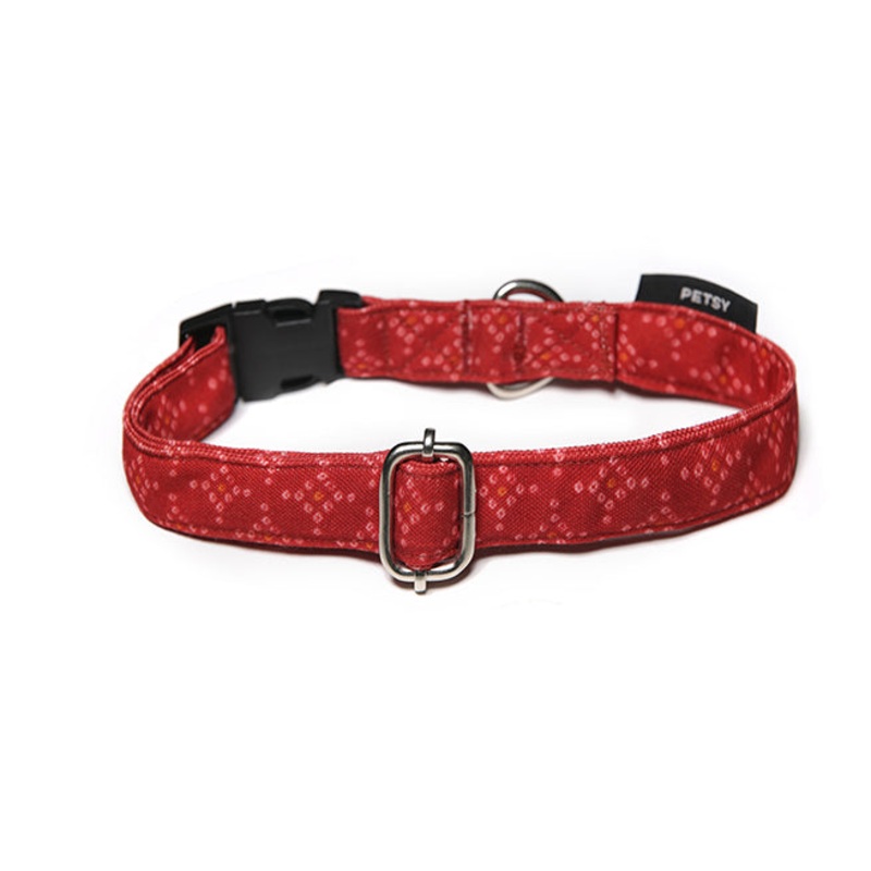 Bandhani Cat Collar – Red