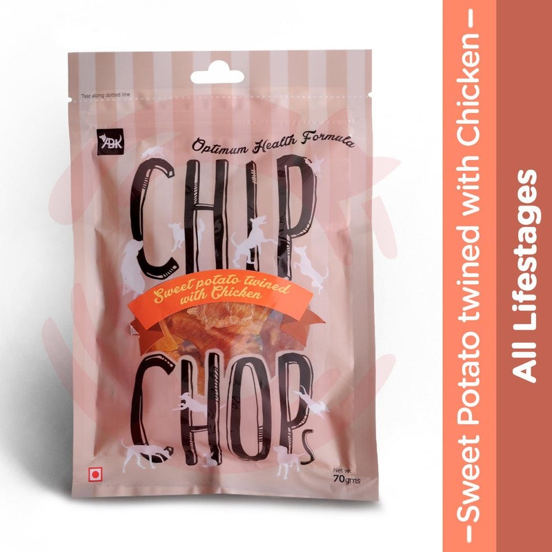 Chip Chops Dog Treats – Sweet Potato Chicken 70g