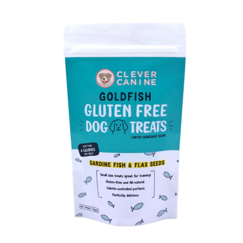 Clever Canine Dog Treats – Goldfish (Gluten Free) – 70g