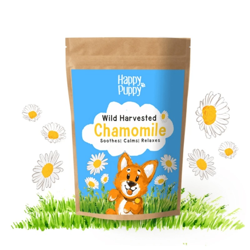 Happy Puppy Organics – Wild harvested Chamomile flowers (50g)