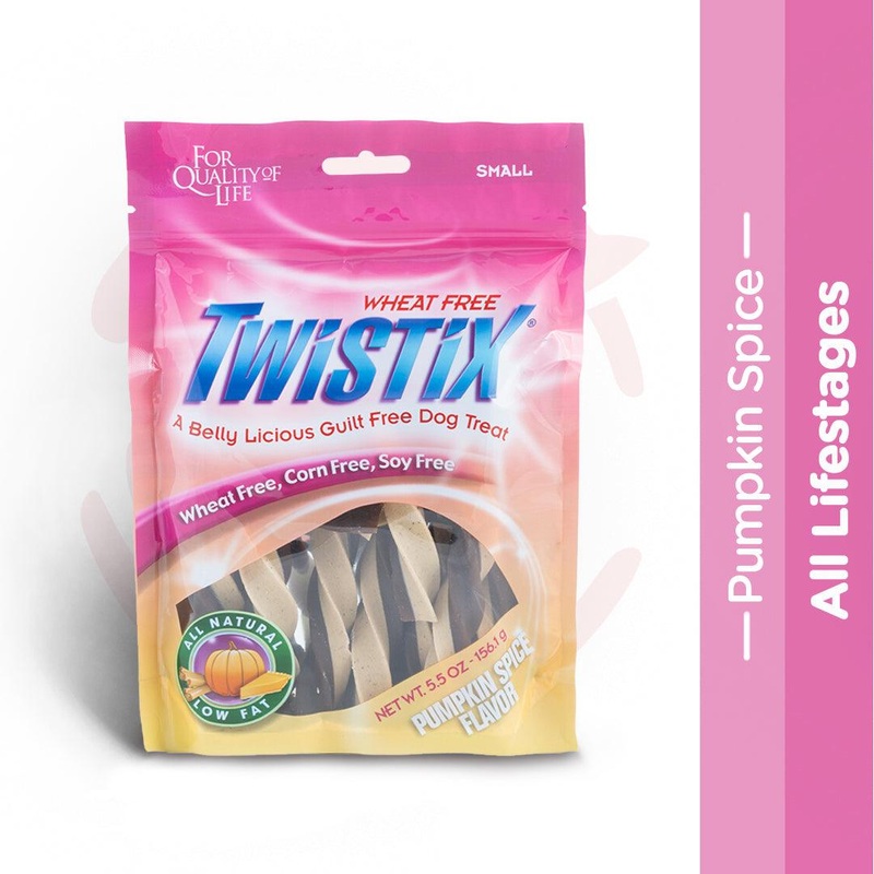 Twistix Dog Treats – Pumpkin Spice Small