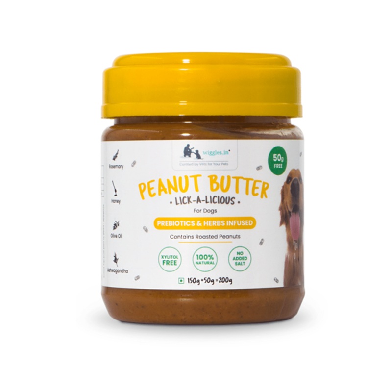 Wiggles Dog Treats – Peanut Butter (200g)