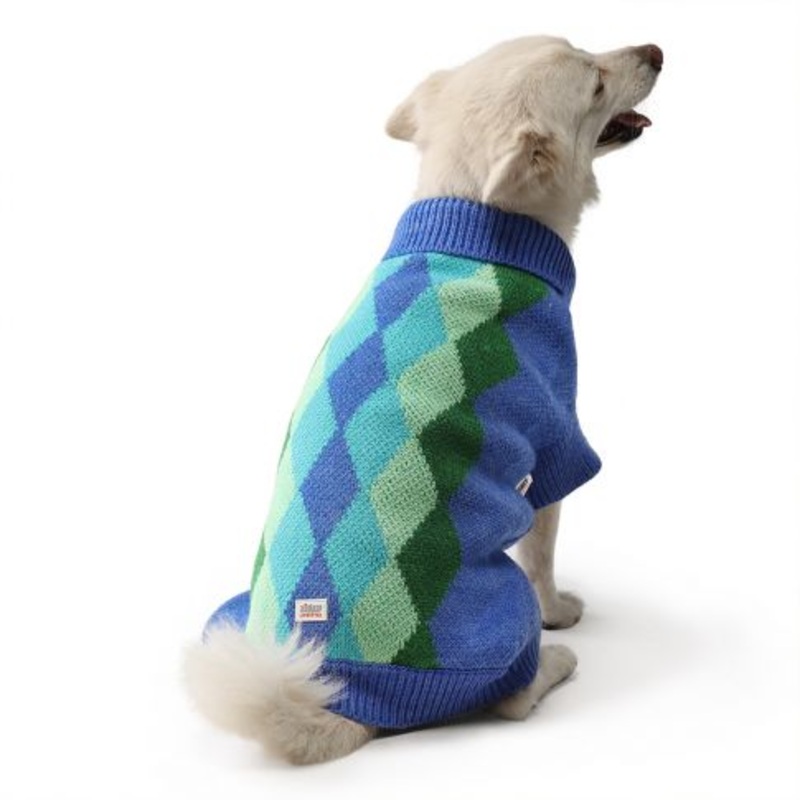 ZL Crazy Argyle Dog Sweater|XS|S|M|L|XL|2XL|3XL|4XL|5XL