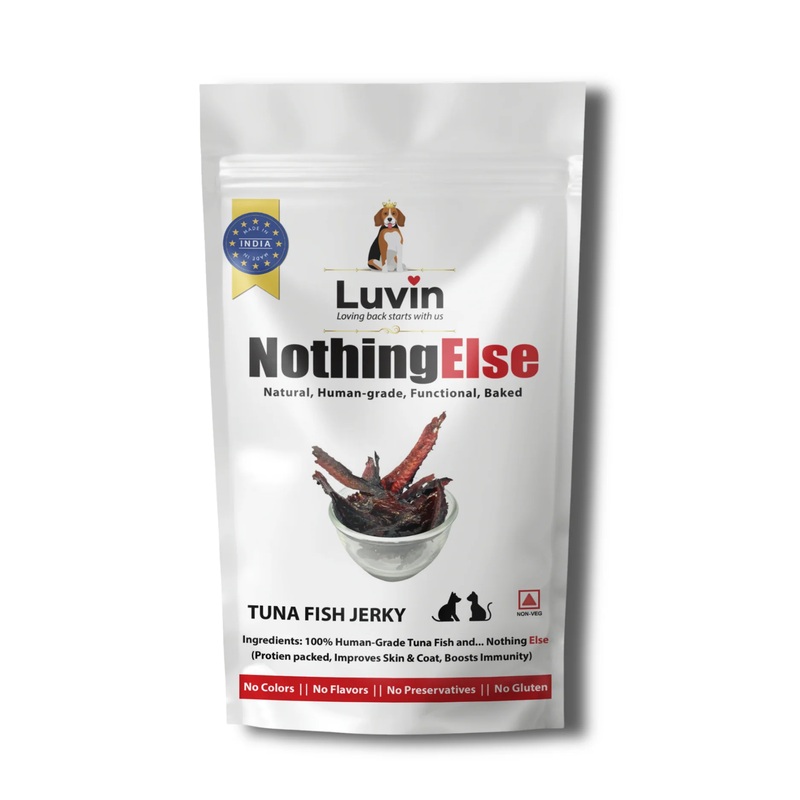 Luvin Nothing Else Tuna Jerky Treats for Dogs & Cats-70g – Pack of 5