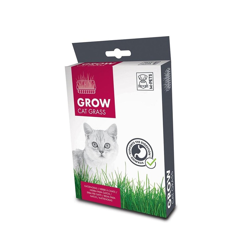 M-Pets Cat Grow Grass With Vitamins for Hairball Prevention (70g) – Pack of 5
