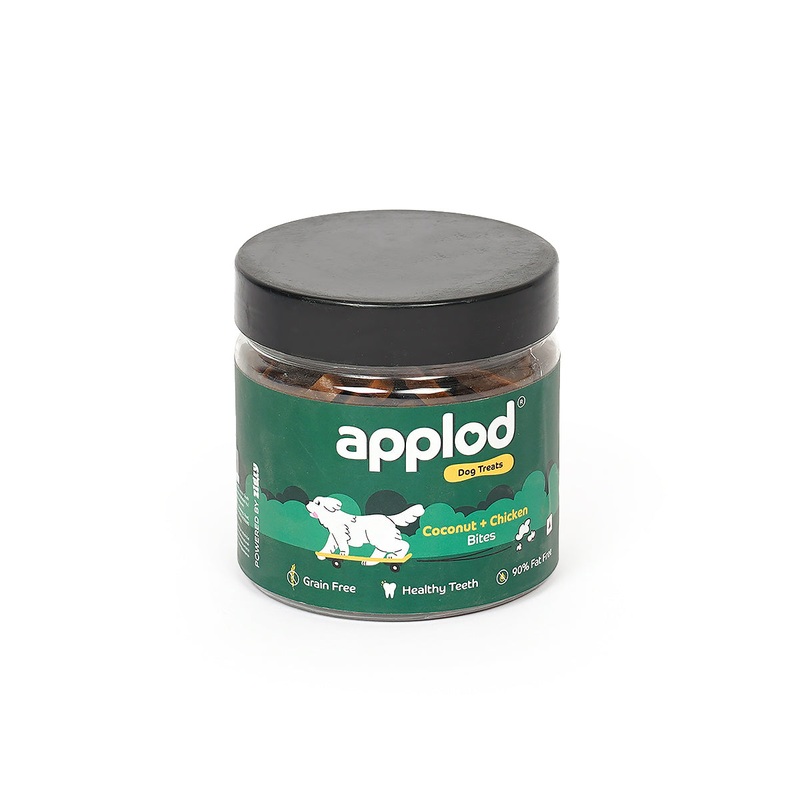 Applod Coconut & Chicken Bites Dog Treat 200g – Pack of 5