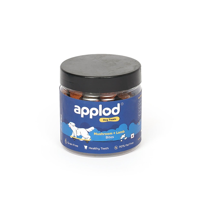 Applod Mushroom & Lamb Bites Dog Treat 200g – Pack of 5