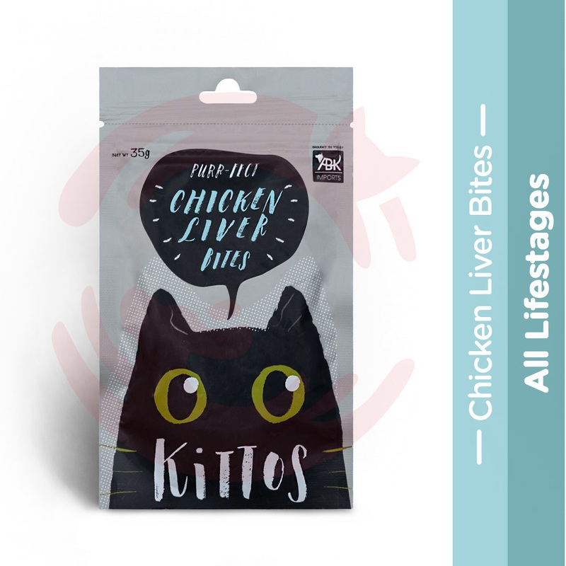Kittos Cat Treat – Chicken Liver Bites (35g)