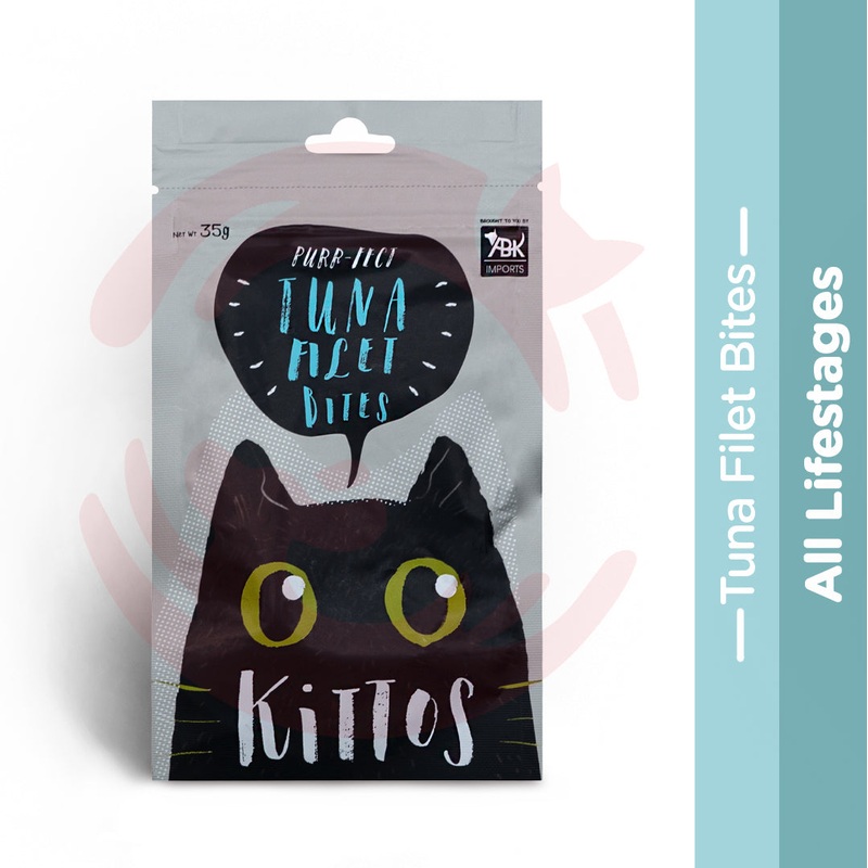 Kittos Cat Treat – Tuna Filet Bites (35g)
