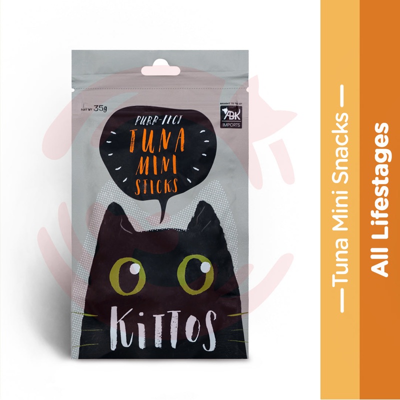 Kittos Cat Treat – Tuna Mini Sticks (35g)