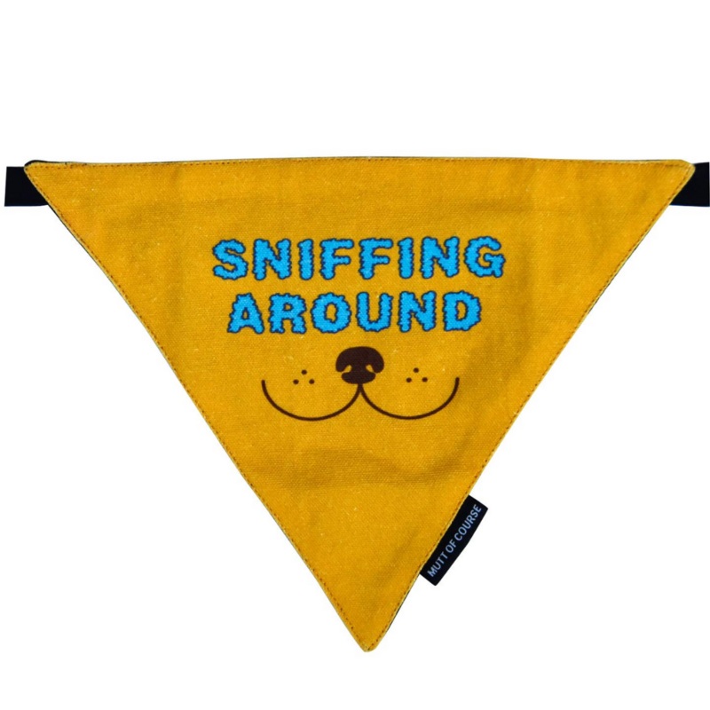 Mutt Of Course Dog Bandana – Sniffing Around