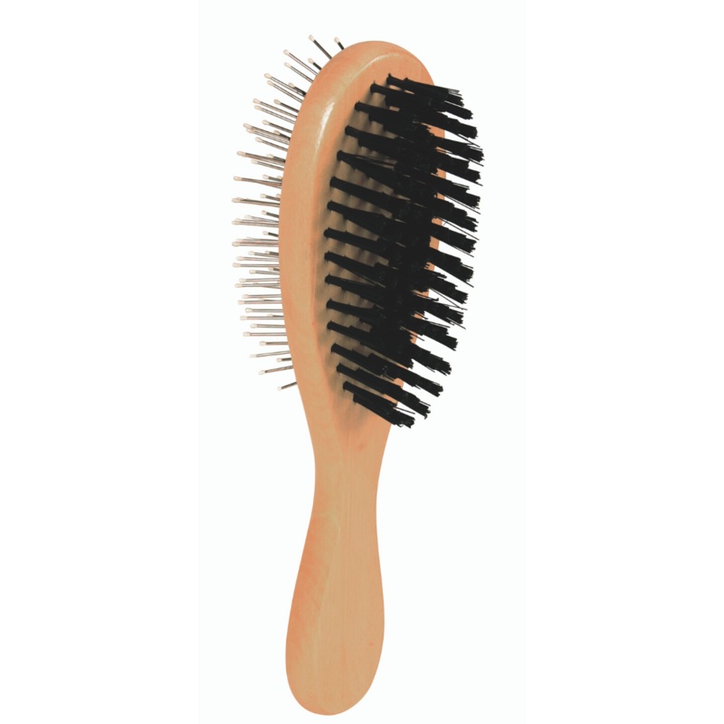 Trixie Dog & Cat Double Sided Brush, Pin + Bristles