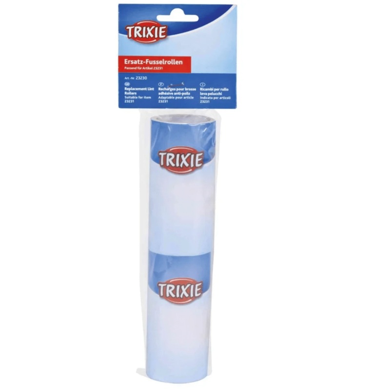 Trixie Hair and Lint Roller Replacement Sheets – 2 rolls x 60 sheets