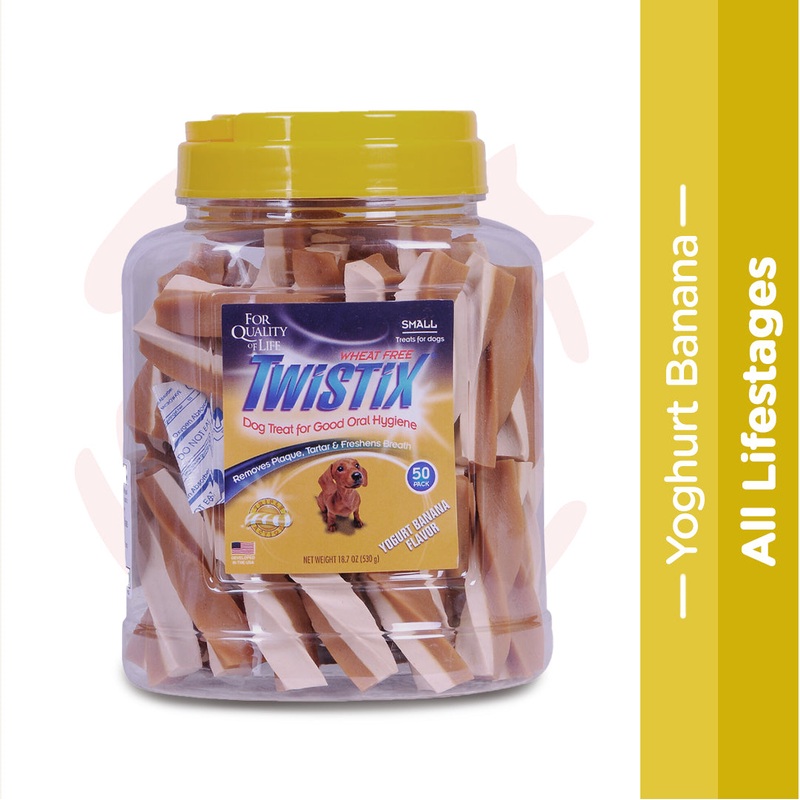 Twistix Canister Yogurt Banana Small – 50 Sticks