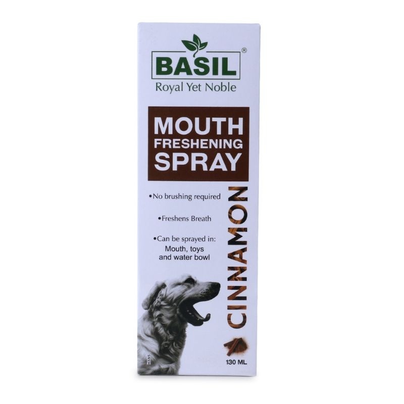Basil Mouth Freshening Spray for Dogs – Cinnamon (130ml)