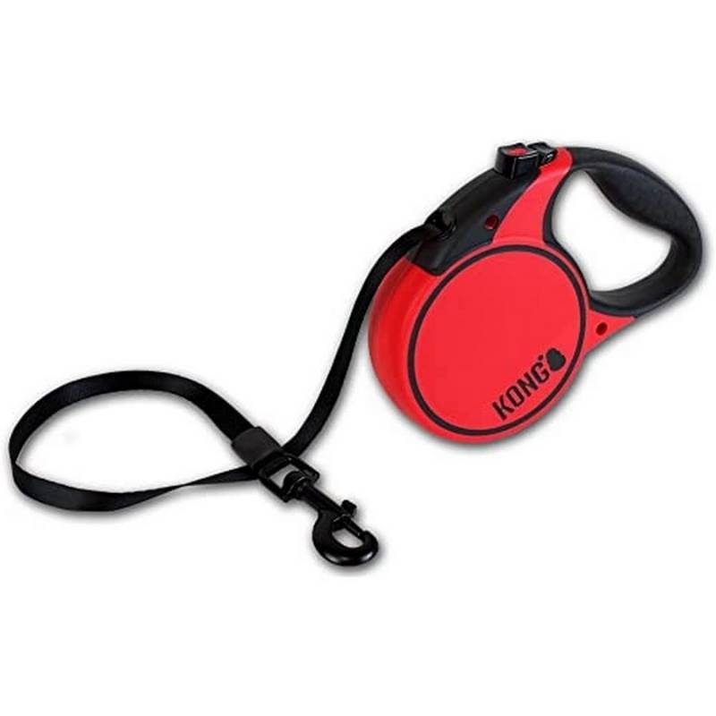 Kong Retractable Leash for Dogs – Terrain Red