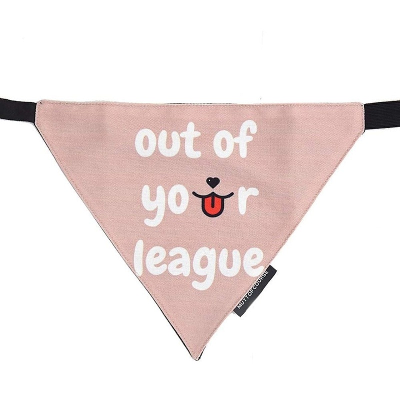 Mutt Of Course Dog Bandana – Out of Your League