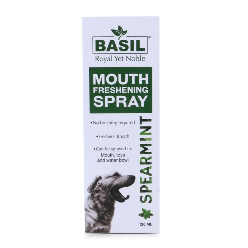Basil Mouth Freshening Spray for Dogs – Spearmint (130ml)