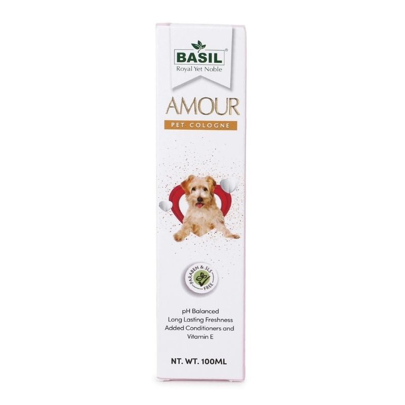 Basil Pet Cologne for Dogs – Amour (100ml)