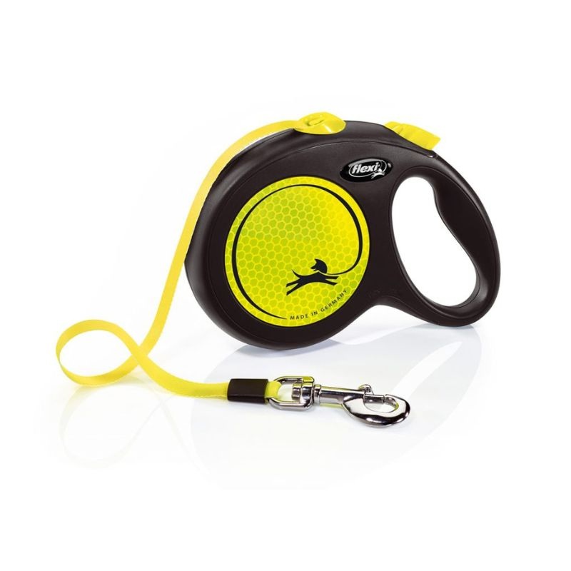 Flexi Retractable Leashes for Dogs – New Neon Tape