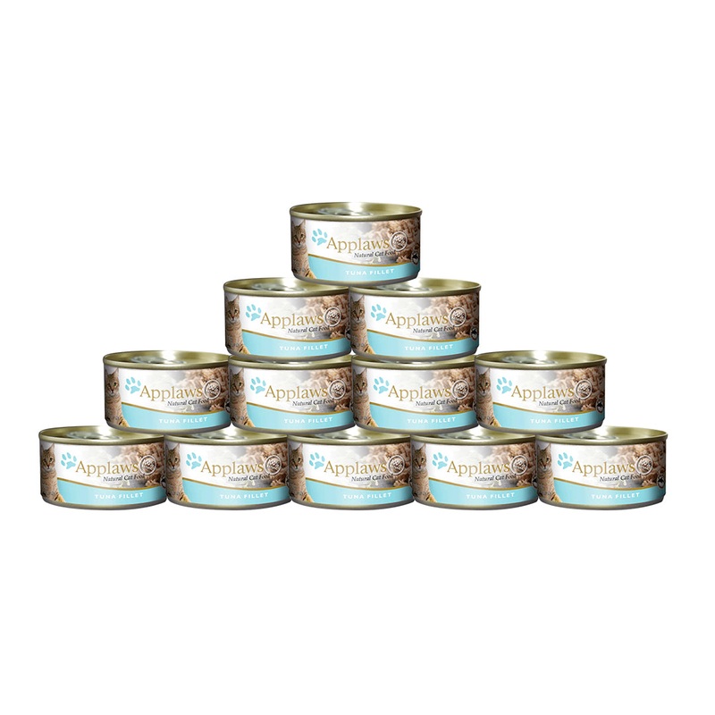 Applaws Adult Wet Cat Food – Tuna Fillet (70g x 12 Cans)