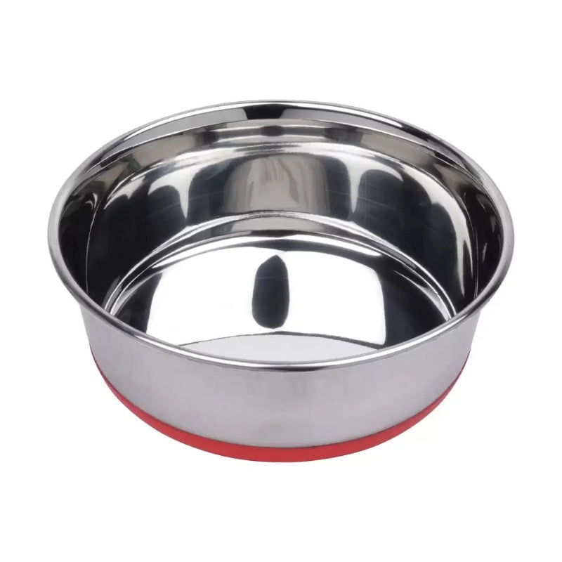 Basil Dog Bowls – Heavy Dish Anti-Skid Steel