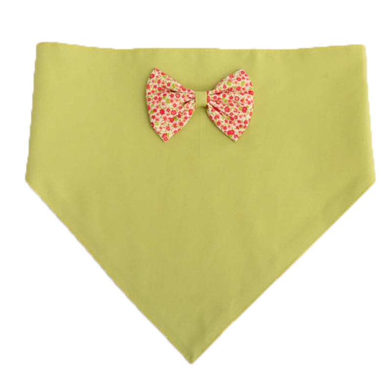 Furbuddies Bandana with Bowtie For Dogs – Pastel Green