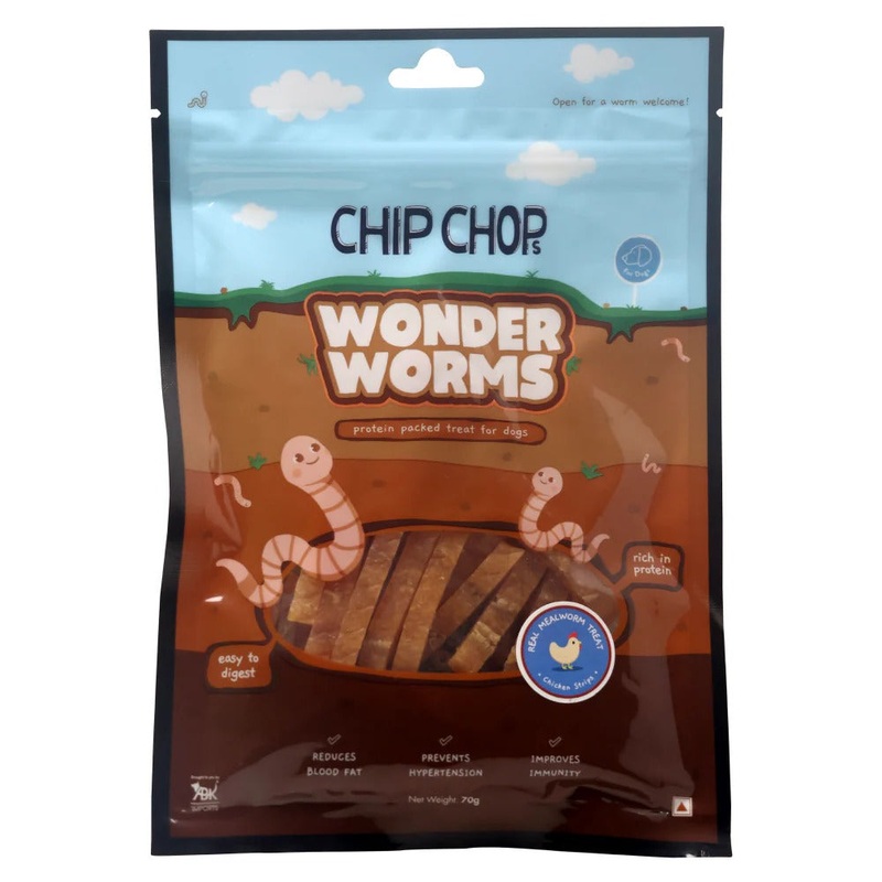 Wonder Worms – Chicken Sticks with Mealworms – 70g